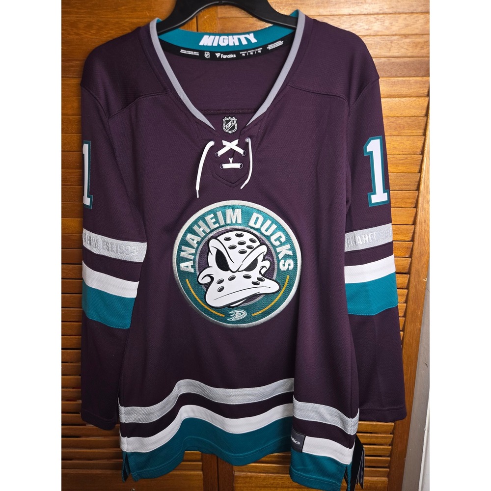 Anaheim Ducks Trevor Zegras Womens Fanatics Breakaway Home Jersey Medium